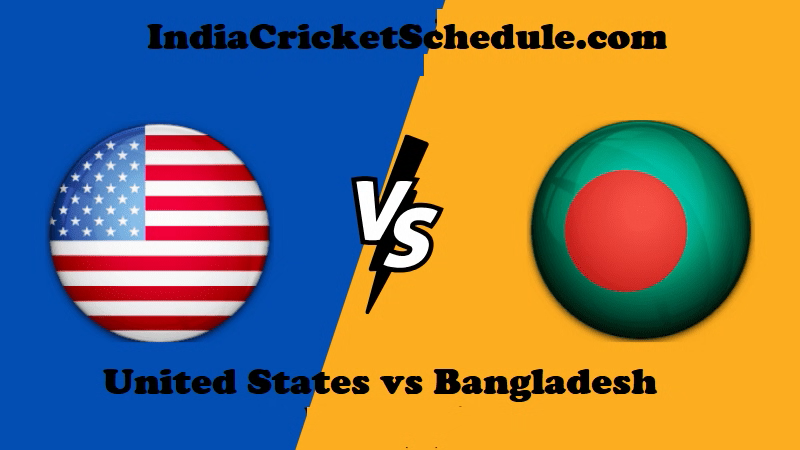 Bangladesh tour of USA 2024 Schedule and fixtures, Squads. United States vs Bangladesh 2024 Team Match Time Table, Captain and Players list, live score, ESPNcricinfo, Cricbuzz, Wikipedia, International Cricket Tour 2024.