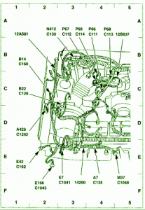 FORD Fuse Box Diagram: Fuse Box Ford 2001 Mustang GT Diagram