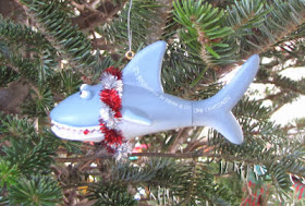 shark Christmas ornament