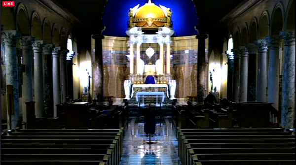 VISITA AL SANTISIMO SACRAMENTO EN VIVO SANTUARIO NACIONAL SAN MAXIMILIANO KOLBE (clic en la foto)