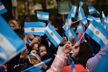 Día de la Bandera en Merlo