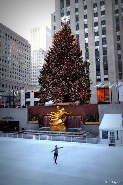 Rockefeller center (pista di pattinaggio)-New York