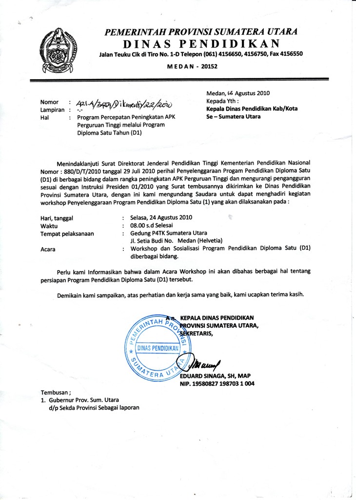 Surat Resmi & Seluk Beluknya: Contoh Surat Resmi Bagian II