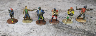 28mm punks and gang members from Warlord Games