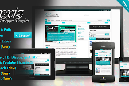 Download Template SEO Premium Responsive Maxxiz Version 2.1 Full Documentation Free For Blogger