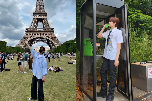 Traveling OOTD Style Ideas from Chanwoo iKON