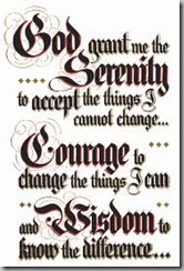 change - God grant me change - God grant me