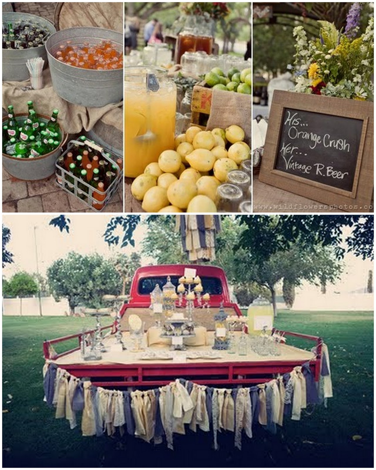 a country style wedding