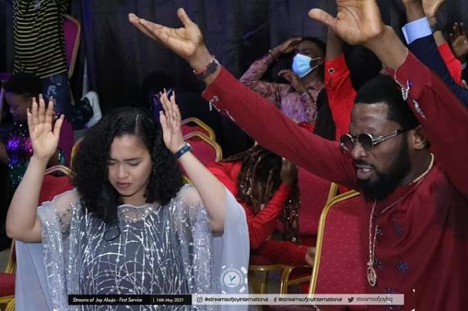 D'BANJ GIVES HIS LIFE TO CHRIST AND BECOMES STREAMS OF JOY MEMBER