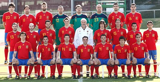 foto oficial selección española de fútbol