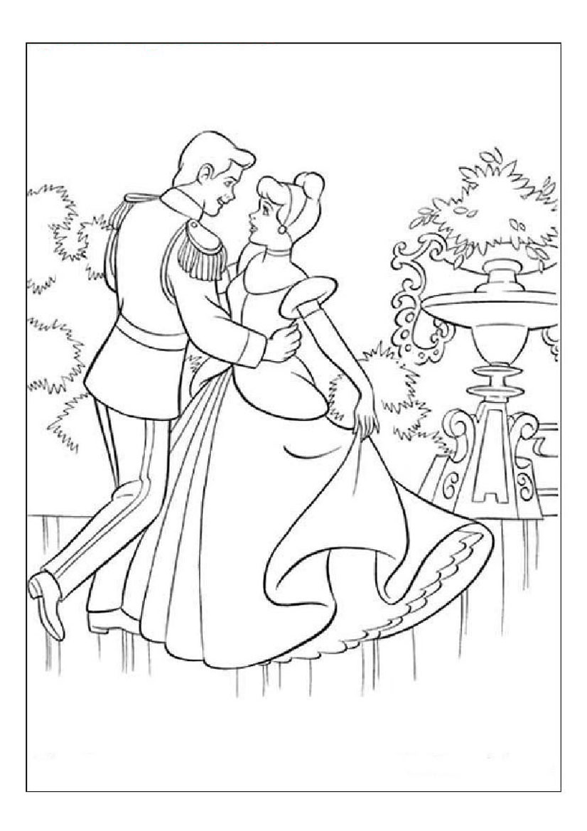 Disney Cinderella Coloring Pages - Free Printable Pictures 