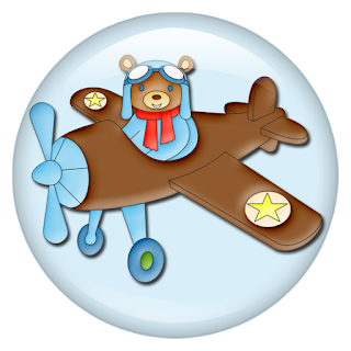 Bear Fliying Clip Art.  