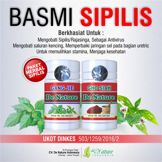 cara mengobati penyakit sifilis herbal