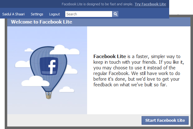 Facebook Lite for Malaysians