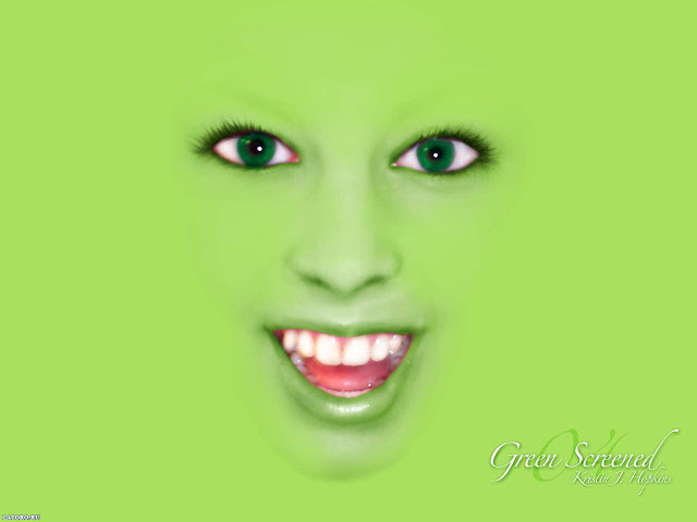 Funny Face Green Wallpapers