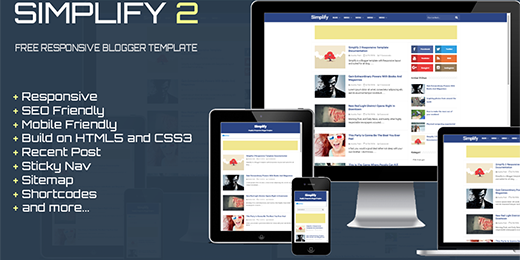 Simplify 2 - SEO Responsive Blogger Template