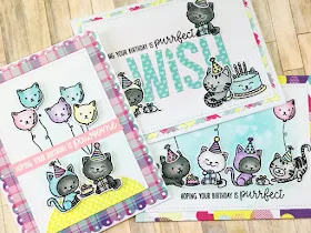 Sunny Studio Stamps: Purrfect Birthday Customer Card Share by Scrapbena Creations