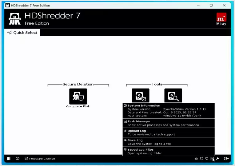 HDShredder : Διαγράψτε με ασφάλεια τα δεδομένα σας ώστε να μην μπορούν να ανακτηθούν 