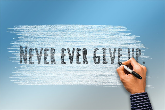 Never Give Up HD Wallpaper For iphone