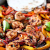 Sheet Pan Shrimp Fajitas