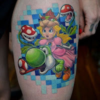 tatuajes de Super Mario