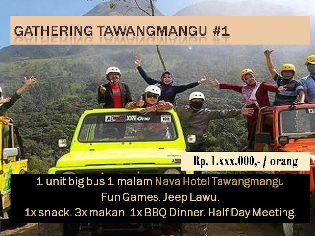 Paket Meeting, Outbond, Fun Wisata - Tawangmangu #01 Karanganyar Jawa Tengah