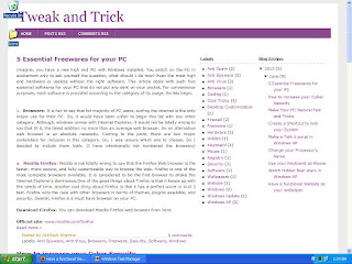 A desktop showing a functional website as a wallpaper