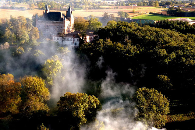 chateau vue aerienne