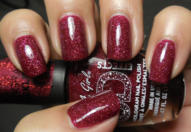 LA Girl 3D Holographic Sparkle Ruby