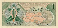 1 Rupiah 1960 (Sandang Pangan I)