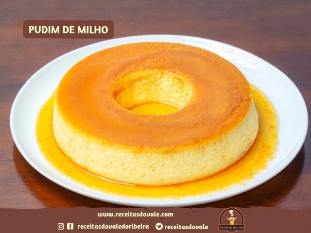 Receita de Pudim de Milho