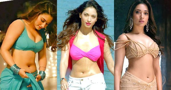 50 hot photos of Tamannaah showing navel in sarees, bikini top, workout and  stylish outfits.