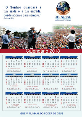 Calendário IMPD 2018