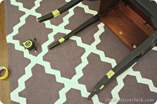 sewing table redo