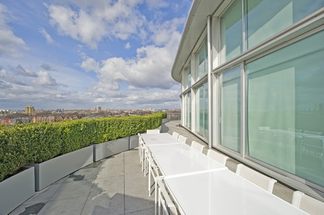 Picture of the London penthouse terrace