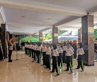 Kapolres Lumajang Beri Motivasi ‘Polcil’ Jelang Laga Besok di Tunjungan Surabaya