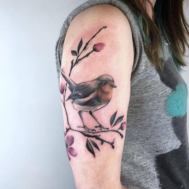 Tatuagens de aves para as mulheres 