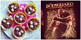 The Bodyguard Musical & Chocolate Crispie Cakes