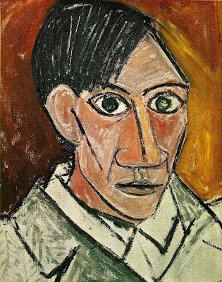 picasso self portrait 1896. Pablo Picasso, self-portrait,