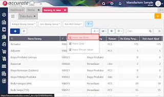 Langkah-Langkah Impor Barang dan Jasa di Accurate Online dari Excel