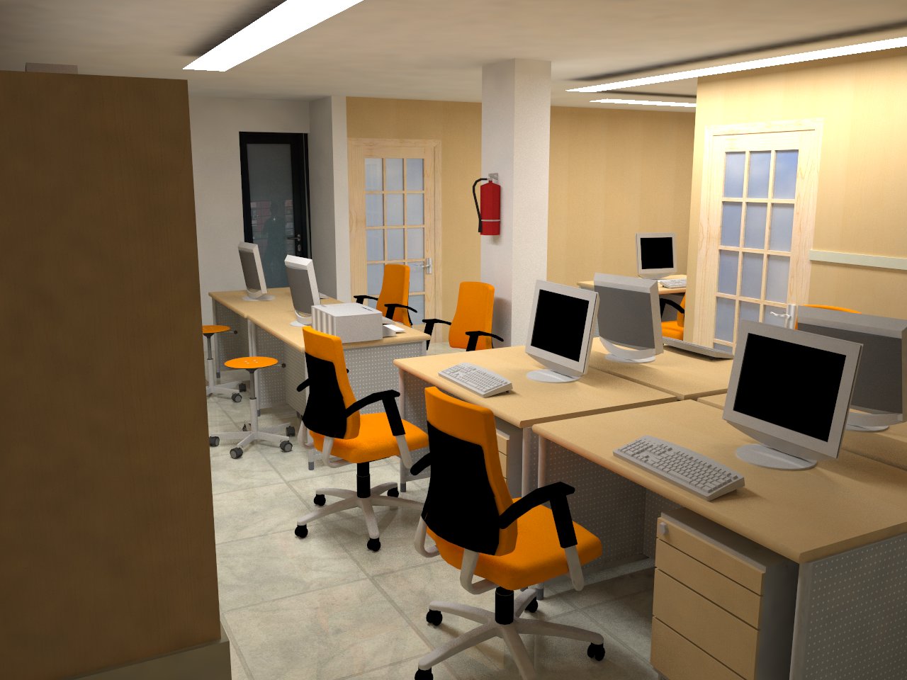 3D Studio: Desain Interior Kantor (Jakarta)