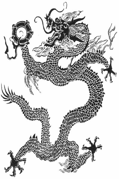 eastern dragon tattoos for women. Black and Gray Asian Eastern