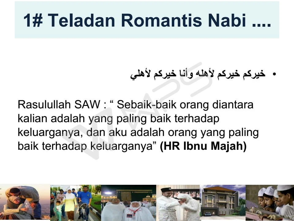 romantis teladan nabi