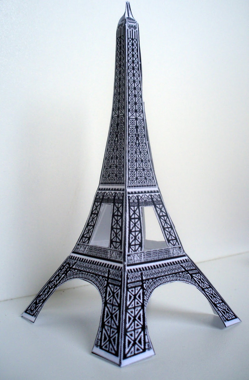 paper craft: NEW 255 PAPER CRAFT EIFFEL TOWER