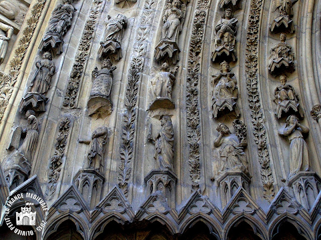 REIMS (51) - Cathédrale Notre-Dame (Extérieur - Façade occidentale)