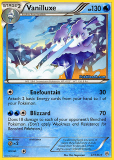 Vanilluxe Plasma Storm Pokemon Card