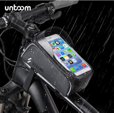 Vélo vélo étanche téléphone portable sac titulaire vtt cadre avant Tube sac Case 6.0 pouces étanche à la pluie selle sac accessoires de vélo