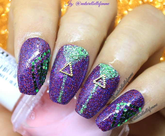 Glitter nails