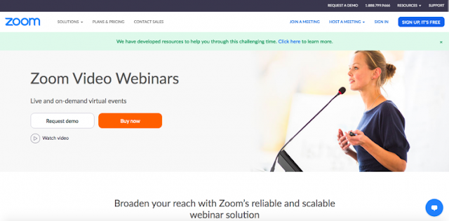 Best webinar software zoom for online meeting, conference, events