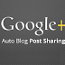 How to Automatically Share your posts on Google+ in Blogger